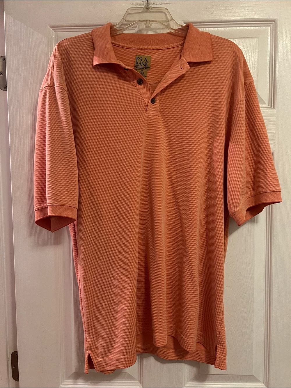 Jos. A. Bank Men's Coral-Orange Polo Shirt